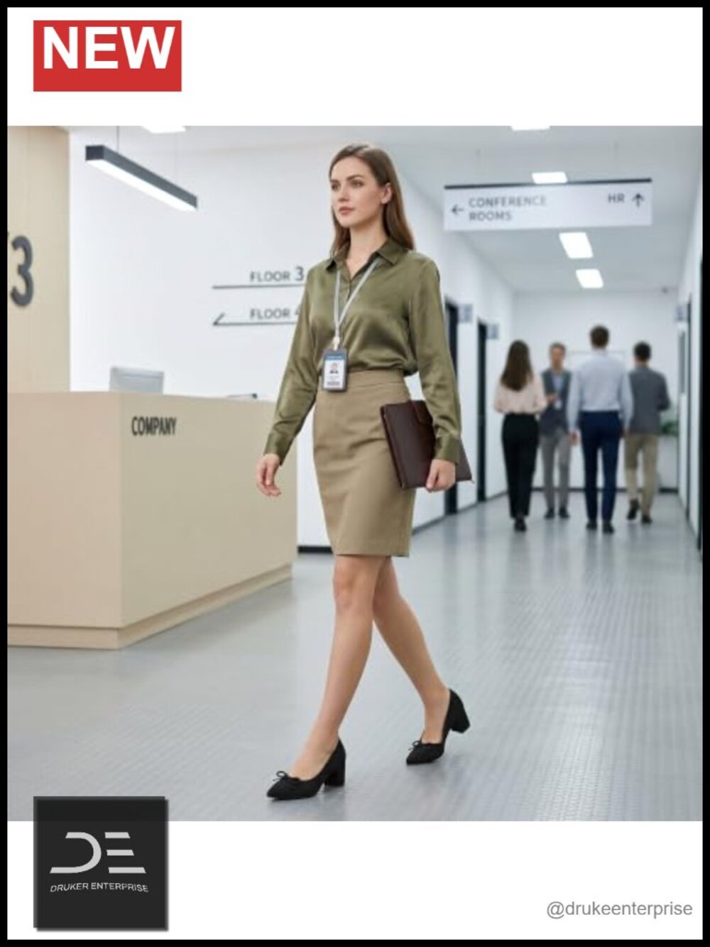 Chunky Block Pumps with Cushioned Insole & Non-Slip Heel for Office Wear - Picture 2 of 5